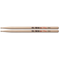 Vic Firth Corpsmaster Signature Snare Drumsticks - Thom Hannum Piccolo Tip - Image 1