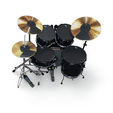 Vic Firth Drum and Cymbal Mute Prepack - 10"/12"/14"/14"/20" - Hi-hat - 2 Cymbals - Image 1
