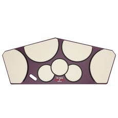 Vic Firth Heavy Hitter Quadropad Tenor Practice Pad with Rims - Large - Image 1