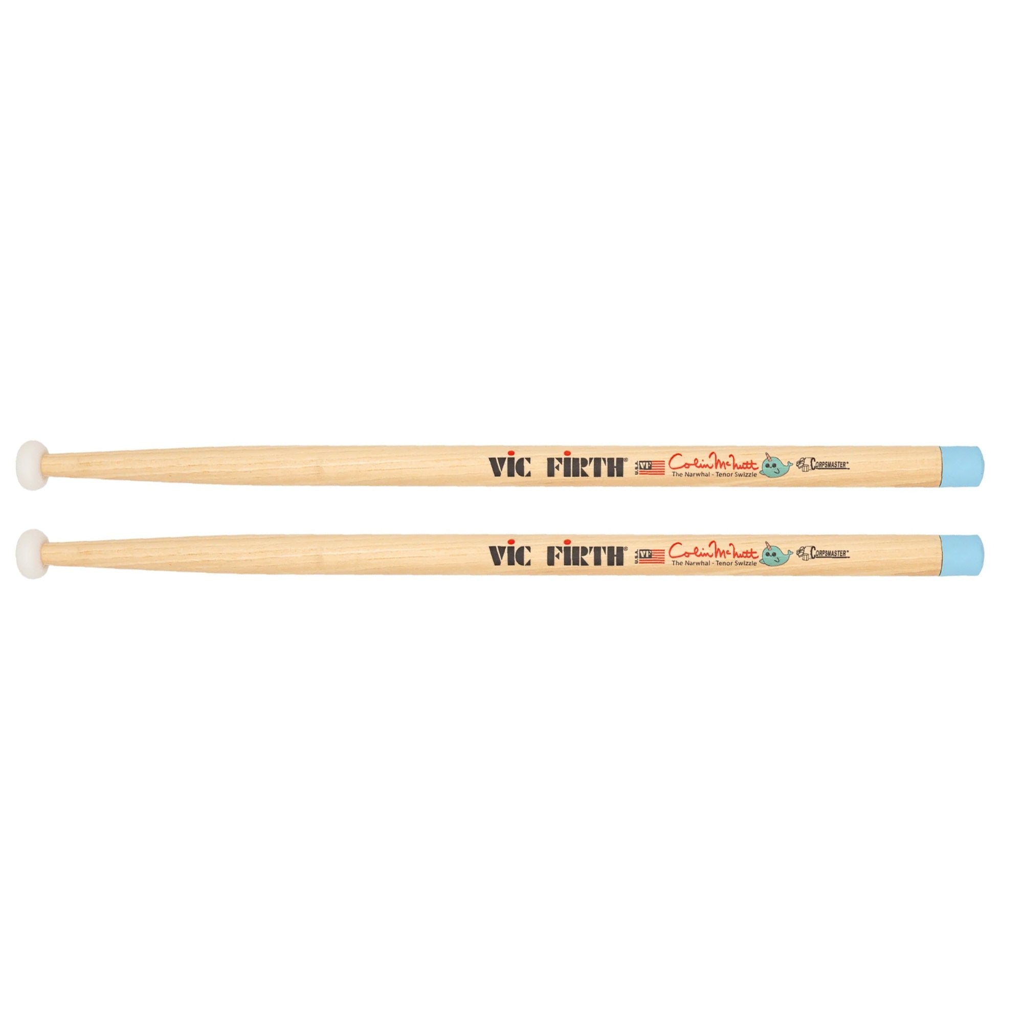 Vic Firth Narwhal Colin McNutt Tenor Sticks SCMTS | Steve Weiss Music