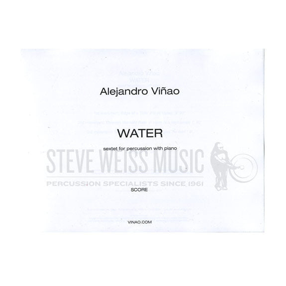 Vinao-Water (Score ONLY) - 2B/2V/C/Cro./2X/2M/P/PN