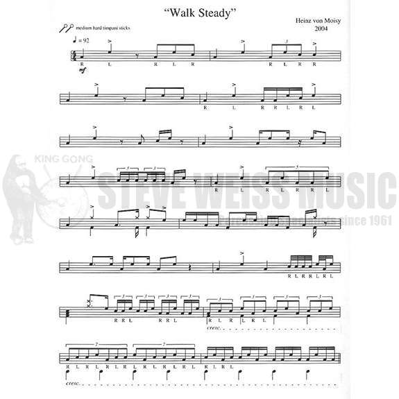 Von Moisy-Three Pieces for Drums-DS