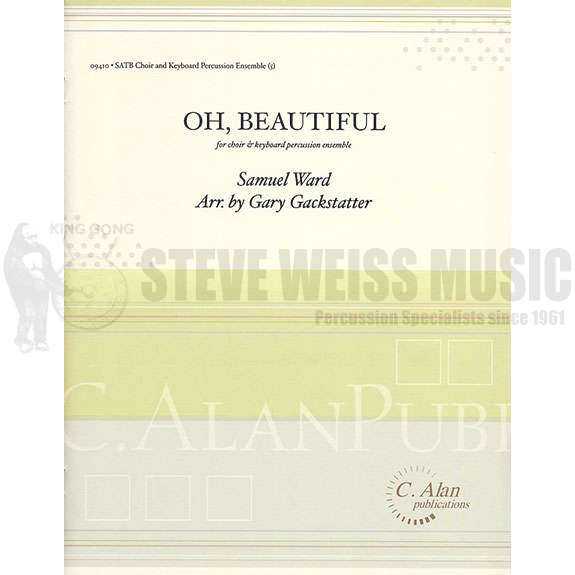 Ward-Oh, Beautiful arr. Gackstatter B/2V/3M/SATB Choir SP