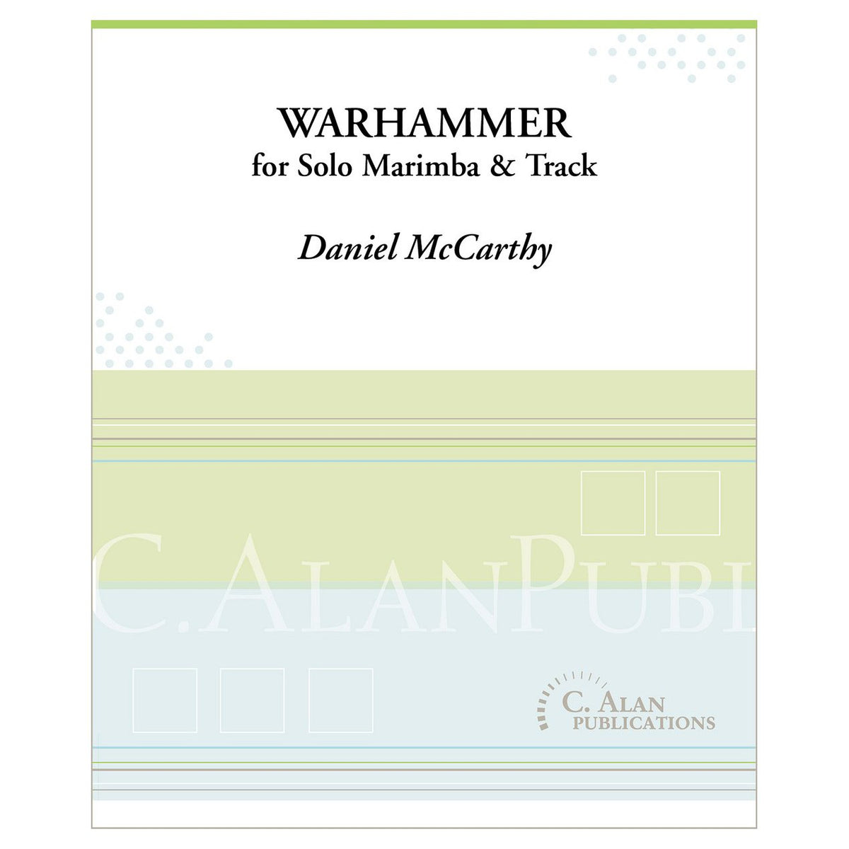 WarHammer for Solo Marimba and Track by Daniel Maccarthy cover