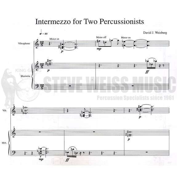 Weisberg-Intermezzo (2S)-V/M/P