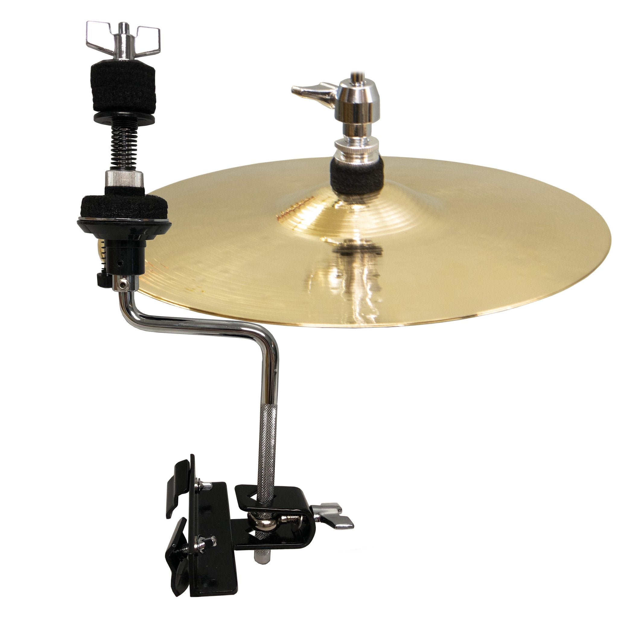 Weiss 10" Hi-Hat Cymbals with Marching Snare Hi-Hat Attachment SW-MSPHHA-PACK