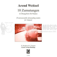 Weitzel-10 Unreasonably Demanding Etudes for Timpani