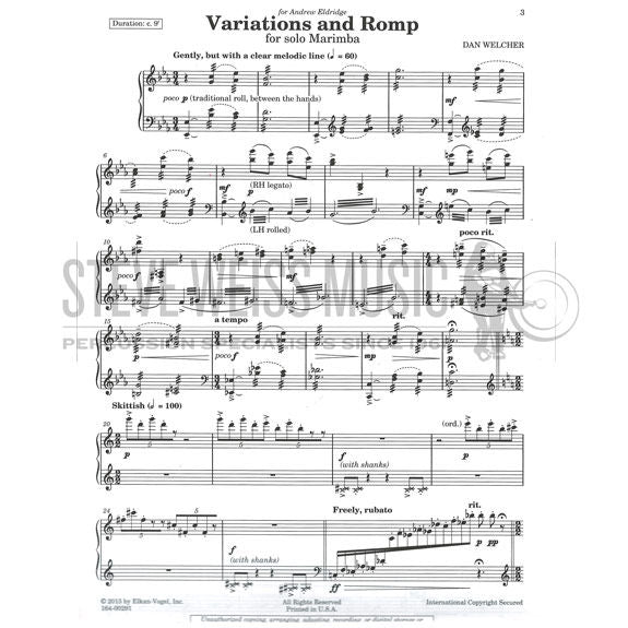 Welcher - Variations and Romp - M