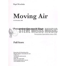 Westlake-Moving Air (CD)-COMPLETE; INCLUDES SCORE, PARTS & CD