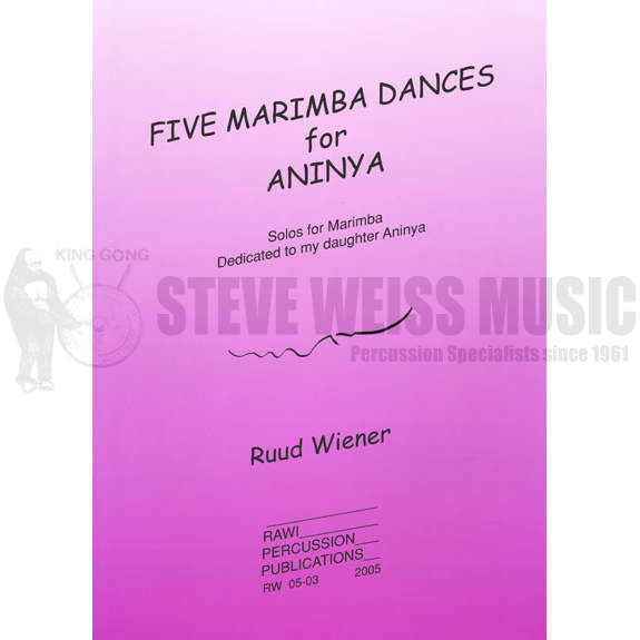 Wiener-Five Marimba Dances for Aninya-M
