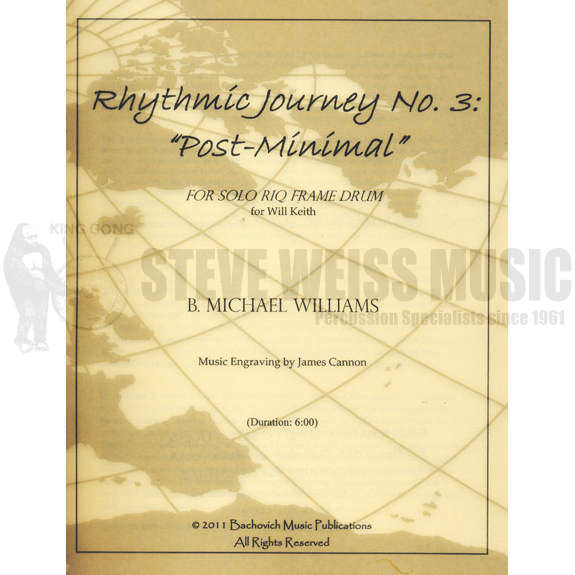 Williams-Rhythmic Journey No. 3: Post Minimal"-Riq"