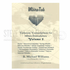 Williams-Tablature Transc. for Mbira Dzavadzimu vol. 5