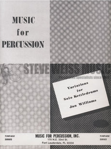Williams-Variations for Solo Kettledrums-4T
