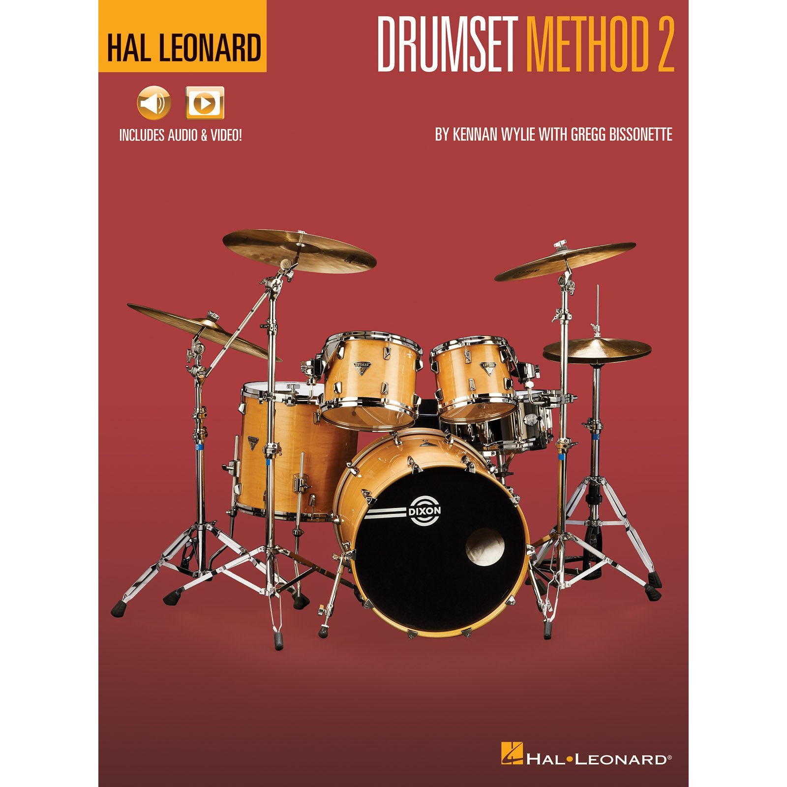 Wylie-Hal Leonard Drumset Method Book 2 (Audio and video access included)