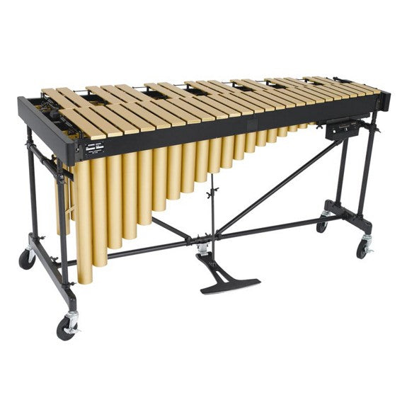 Yamaha 3.5 Octave Gold Soloist Vibraphone with Motor - Matte Finish
