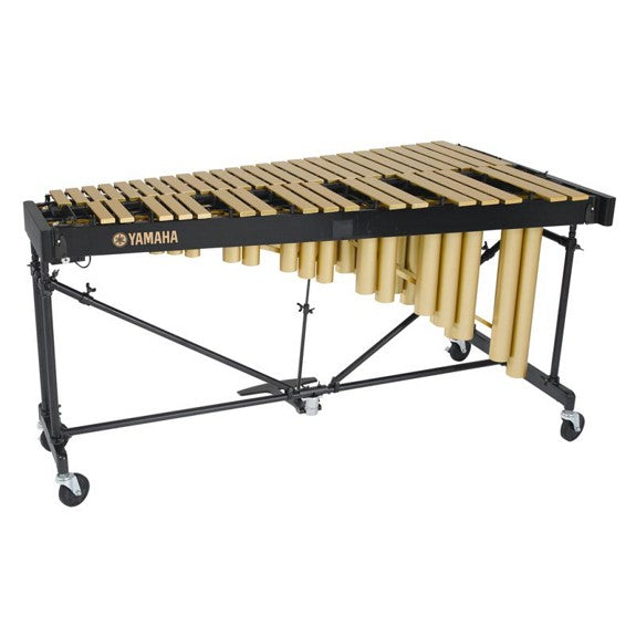 Yamaha 3.5 Octave Gold Soloist Vibraphone with Motor - Matte Finish