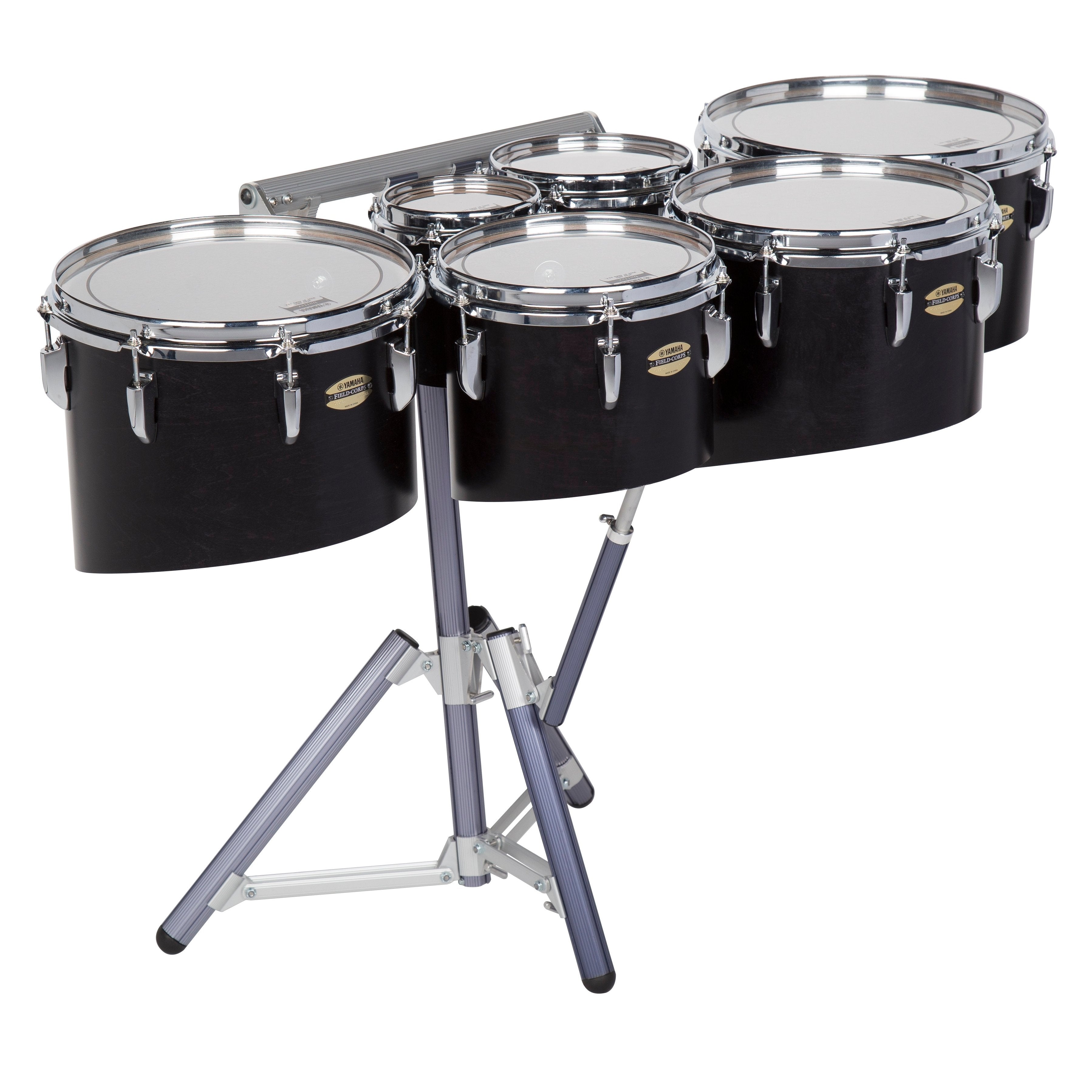 Yamaha 8300 Field-Corps Marching Tenor Set - 6"/8"/10"/12"/13"/14" - Black Forest - Sumo