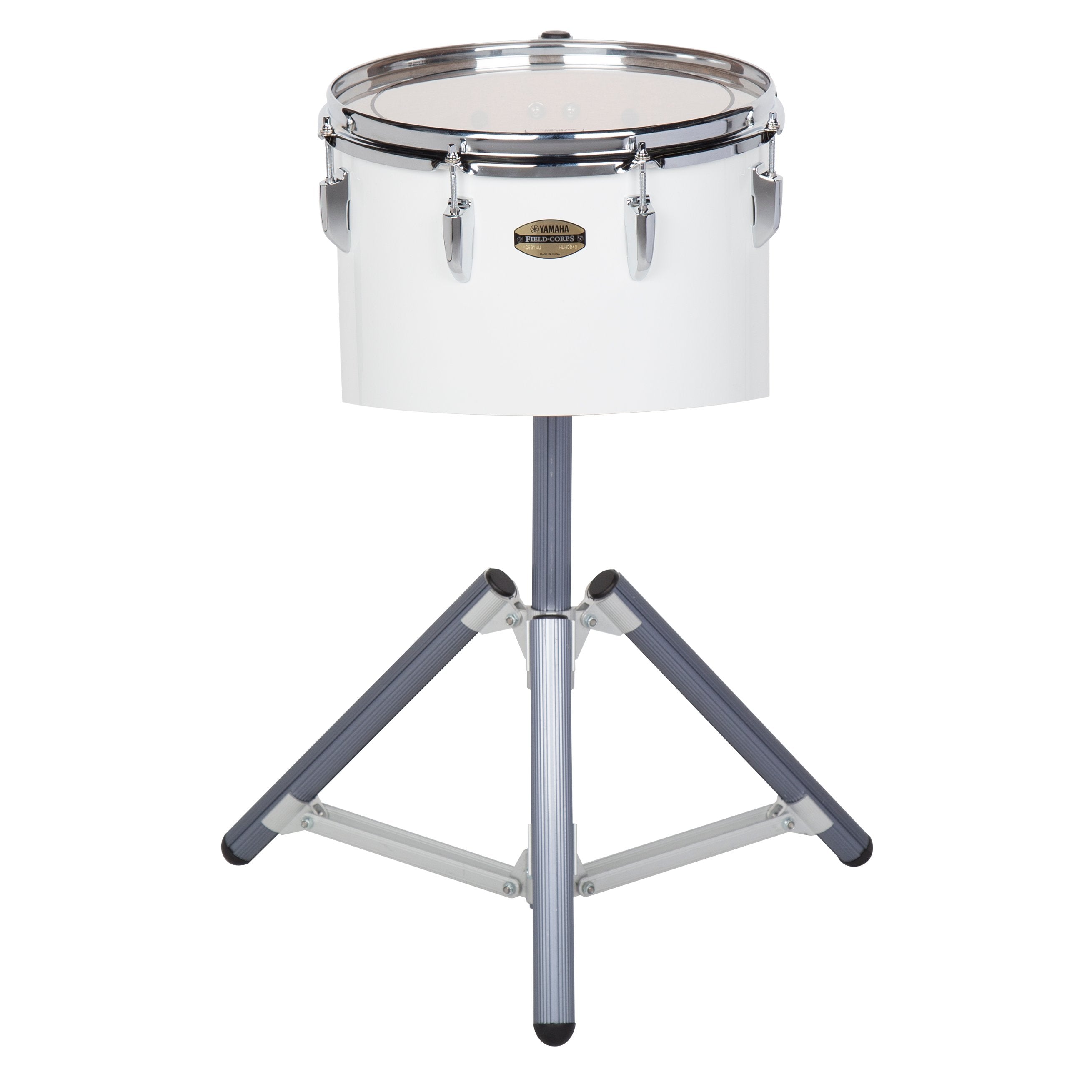 Yamaha 8300 Field-Corps Single Marching Tom - 14" - White Forest