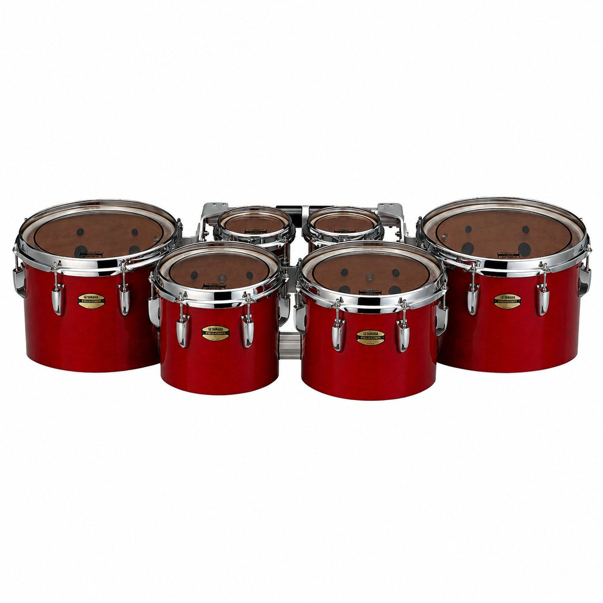 Yamaha 8400 Field-Corps Small Tenors Red Forest 6-6-10-12-13-14 MTD-660234R Front