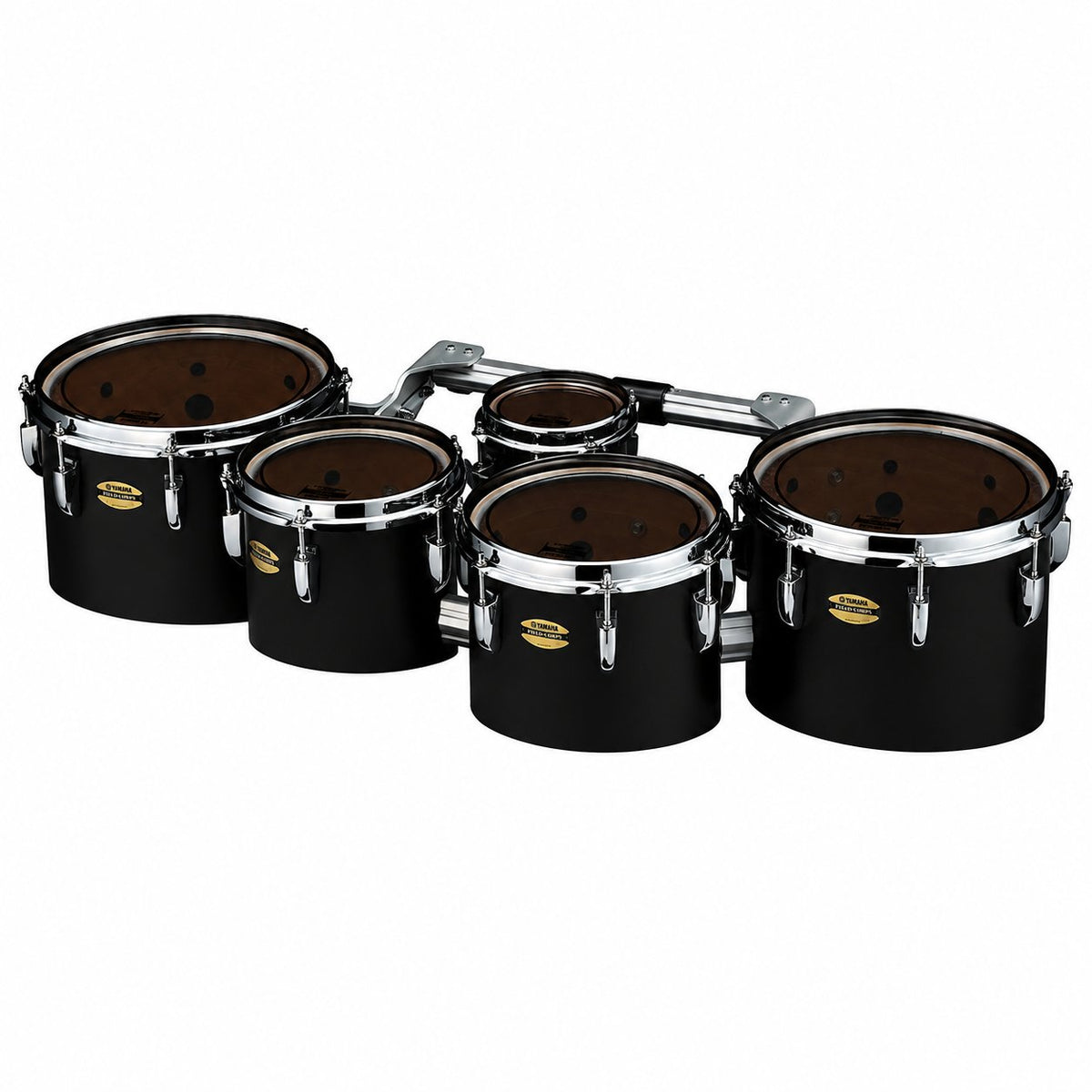 Yamaha 8400 Series Field-Corps Marching Tenor Set Black Forest 6-8-10-12-13 MTD-68023B Angle