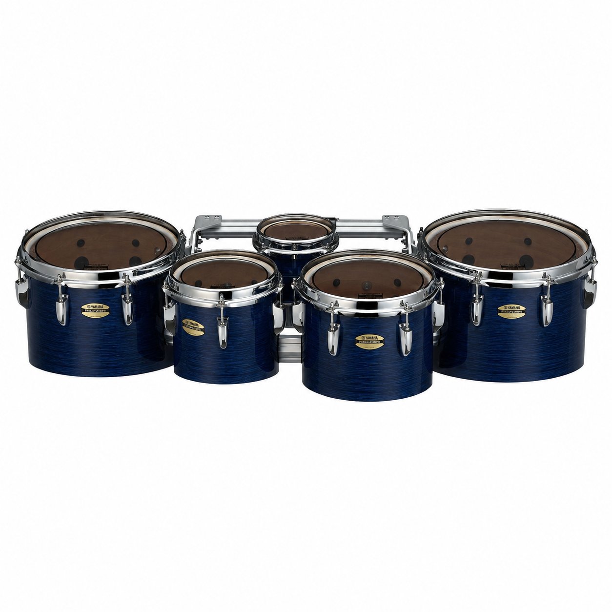 Yamaha 8400 Series Field-Corps Marching Tenor Set Blue Forest 6-8-10-12-13 Front MTD-68023BU