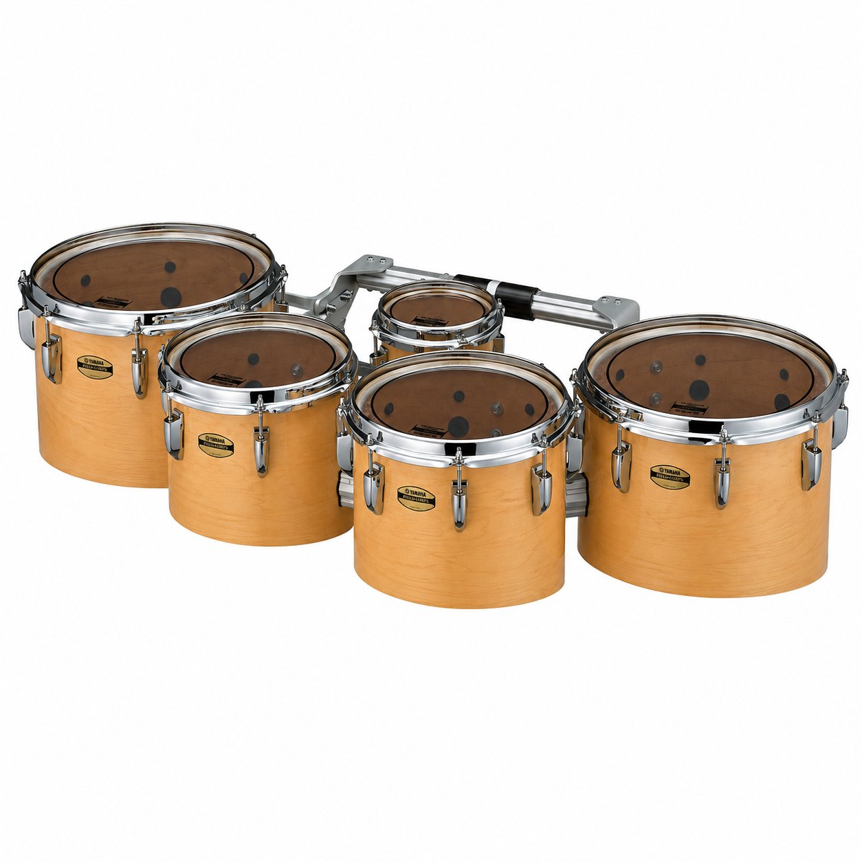 Yamaha 8400 Series Field-Corps Marching Tenor Set natural Forest-6-10-12-13-14 MTD-60234NF Angle