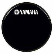30" Yamaha Logo Ebony Marching Bass Drum Head