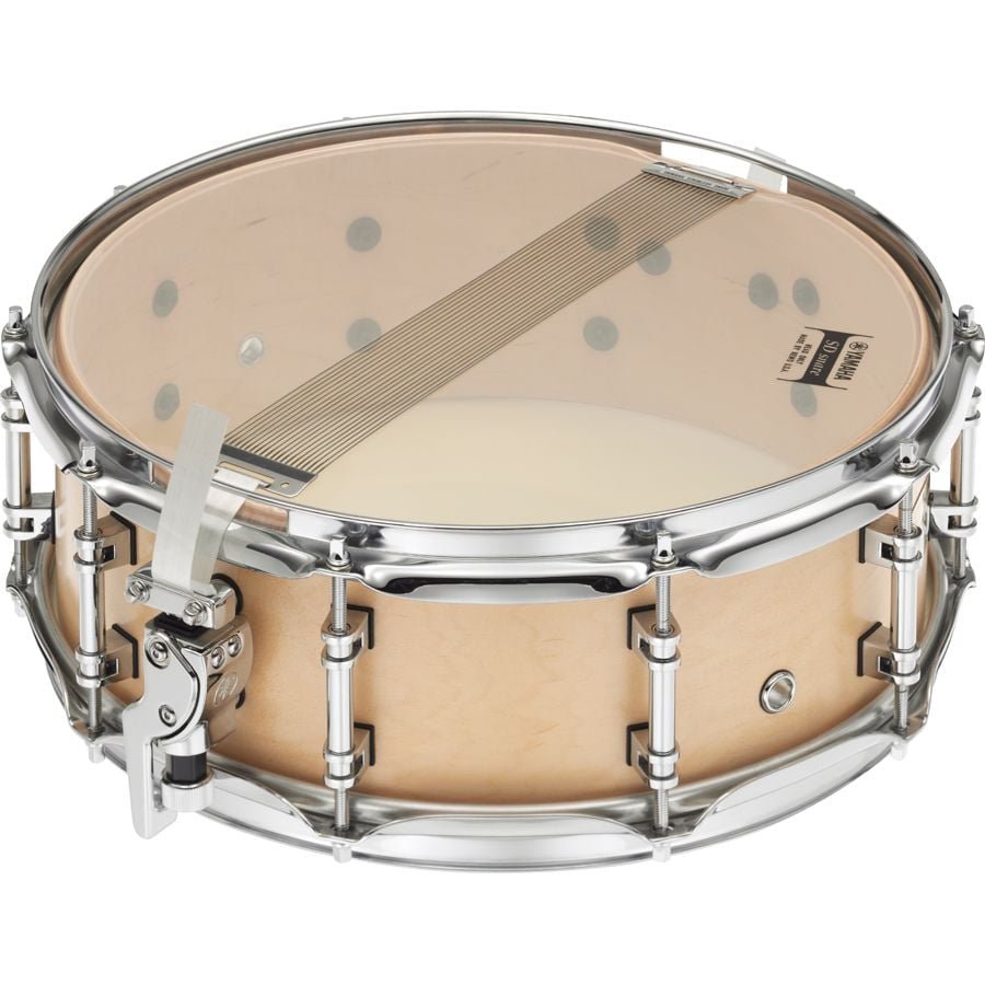 Yamaha Concert Snare Drum Natural Vintage Finish - 14x5 CSM1450AII Snare Side