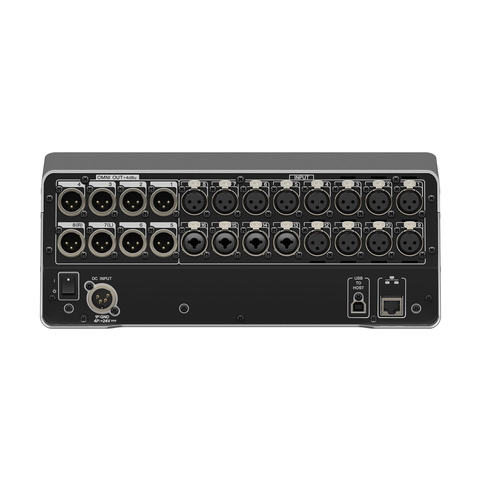 Yamaha DM3 Standard Digital Mixer Rear Panel