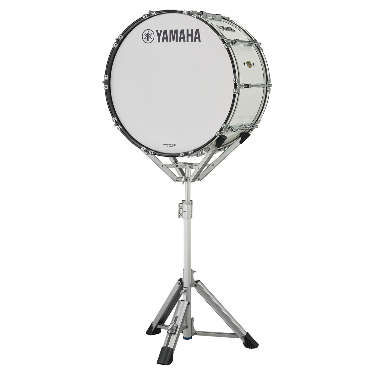 Yamaha MBS-8200 Field Corps Marching Bass Drum Stand with Drum