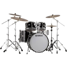 Yamaha Recording Custom 4-piece Drum Set Shell Pack - 20" Bass Drum - Solid Black