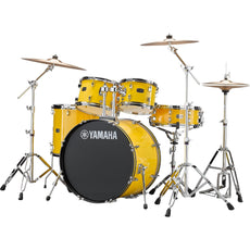 Yamaha Rydeen 5-piece Drum Set Shell Pack - 22" Bass Drum - Mellow Yellow