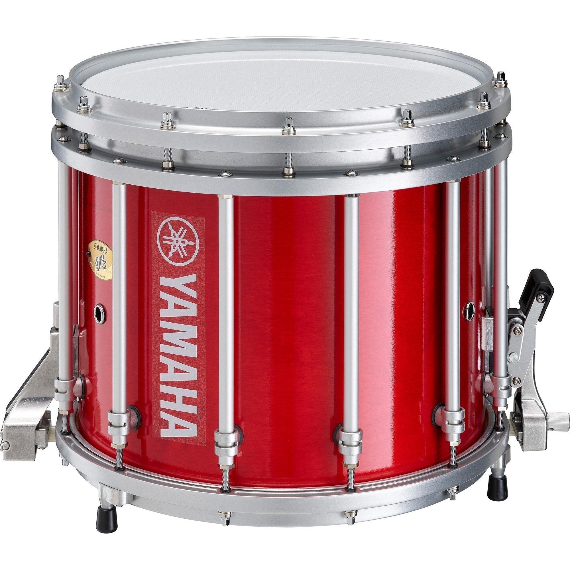 Yamaha SFZ Series Marching Snare Drum - 14" x 12" - Red Forest