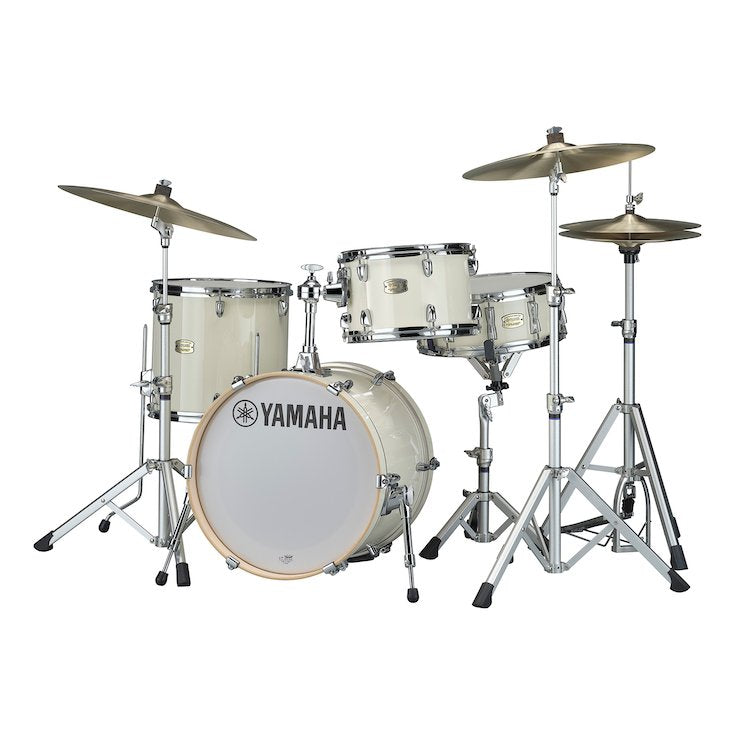 Yamaha Stage Custom Birch 3-piece Bebop Drum Set Shell Pack - 18" Bass Drum - Classic White