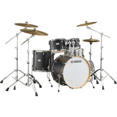 Yamaha Tour Custom 4-piece Drum Set Shell Pack - 22" Bass Drum - Licorice Satin