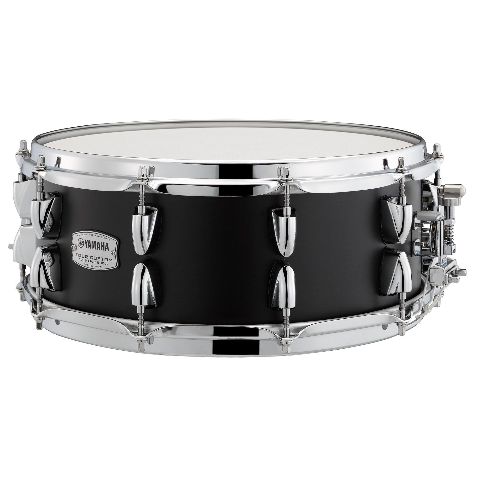 Yamaha Tour Custom Maple Snare Drum - 14" x 5.5" - Licorice Satin