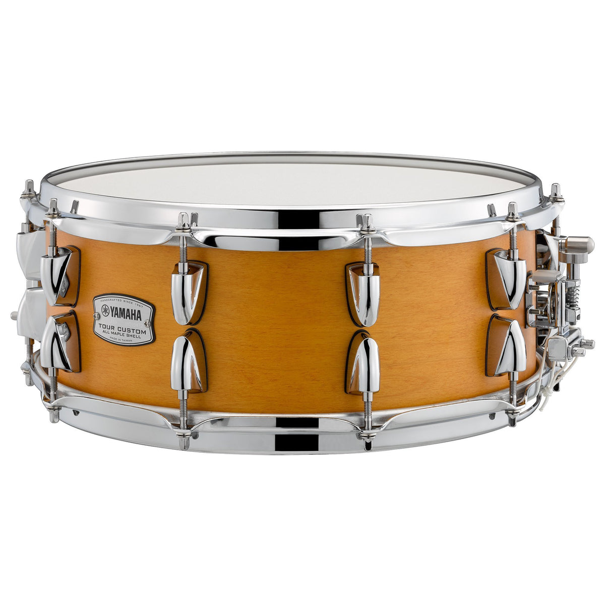 Yamaha Tour Custom Maple Snare Drum - 14" x 6.5" - Caramel Satin