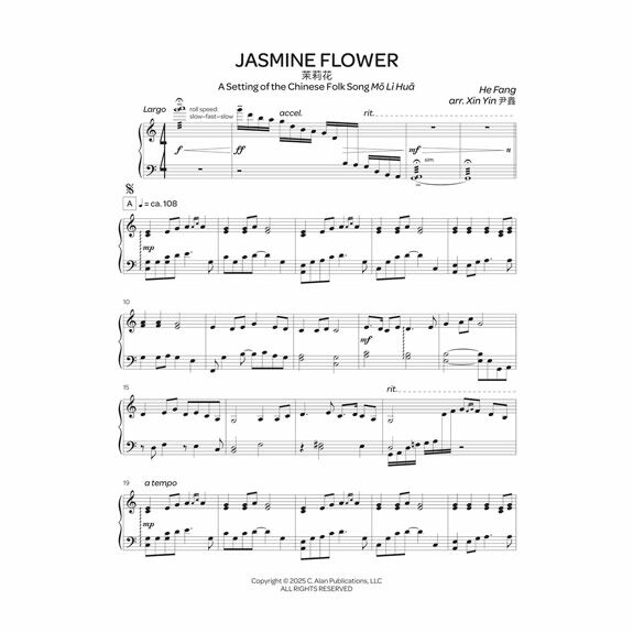 Yin (arr.)-Jasmine Flower-M