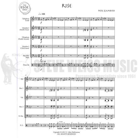 Zambito-Rise (SP)-X/V/2M/BM/DS or steel band