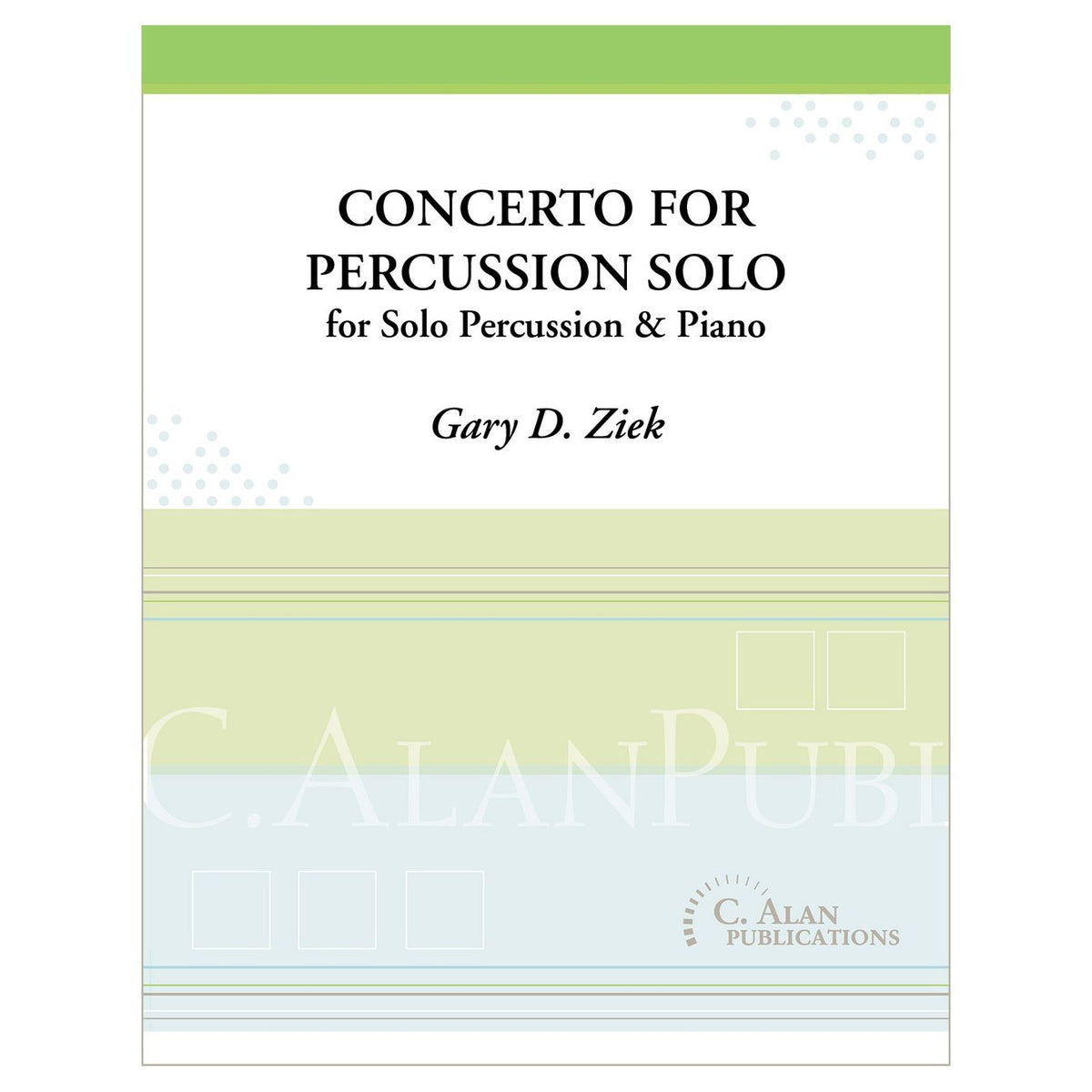 Ziek Concerto for Percussion Solo and Piano Cover