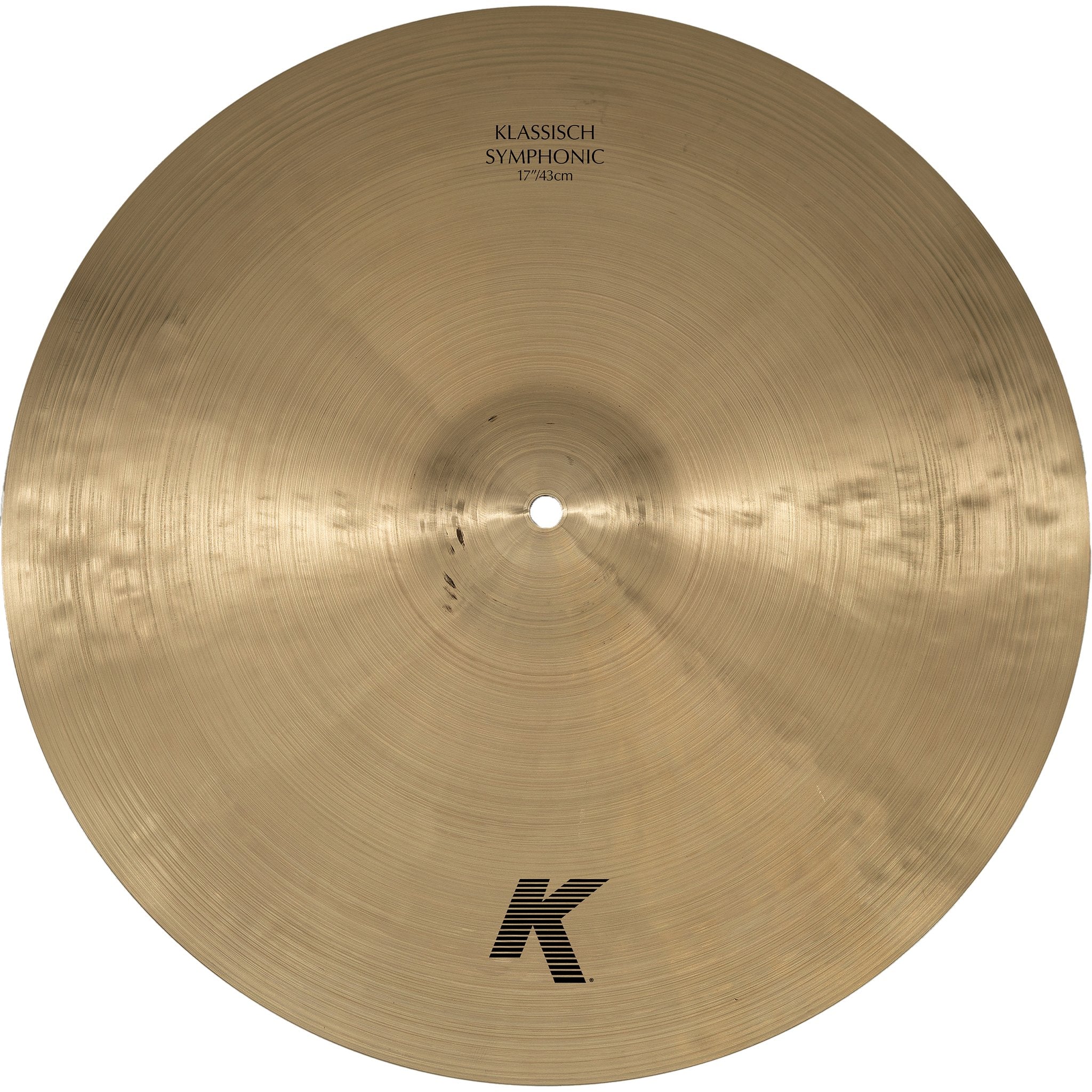 Zildjian 17 K Klassisch Symphonic Suspended Cymbal Top