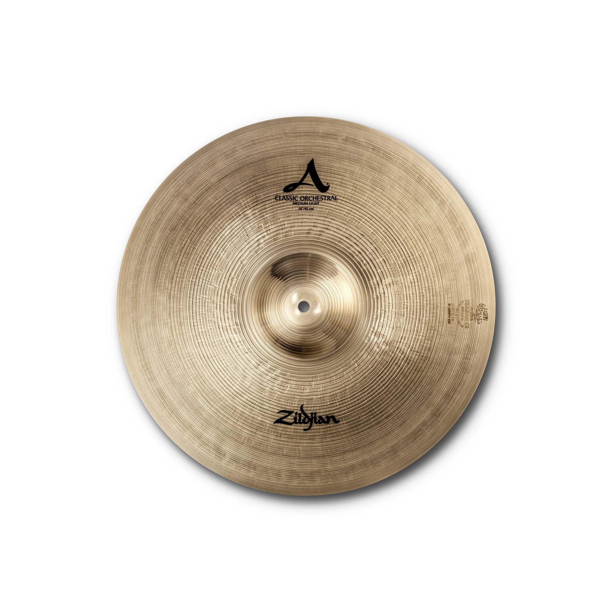 Zildjian 18" Classic Orchestral Selection Med Light Cymbal Pair - Image 1