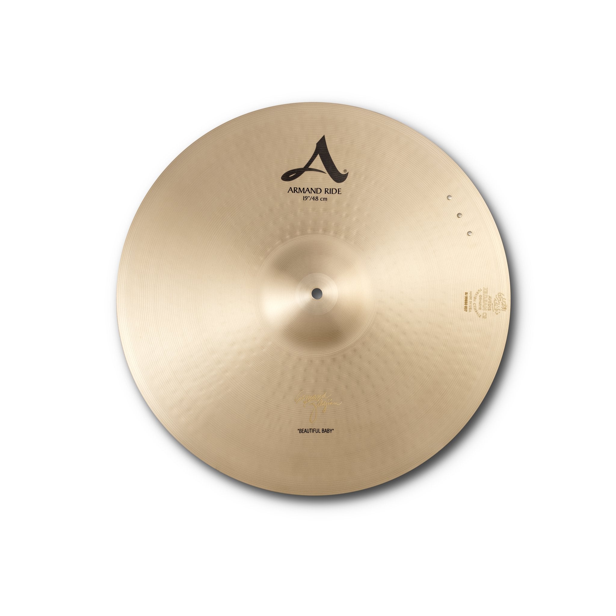 Zildjian 19" Armand Zildjian Beautiful Baby Ride Cymbal - Image 1