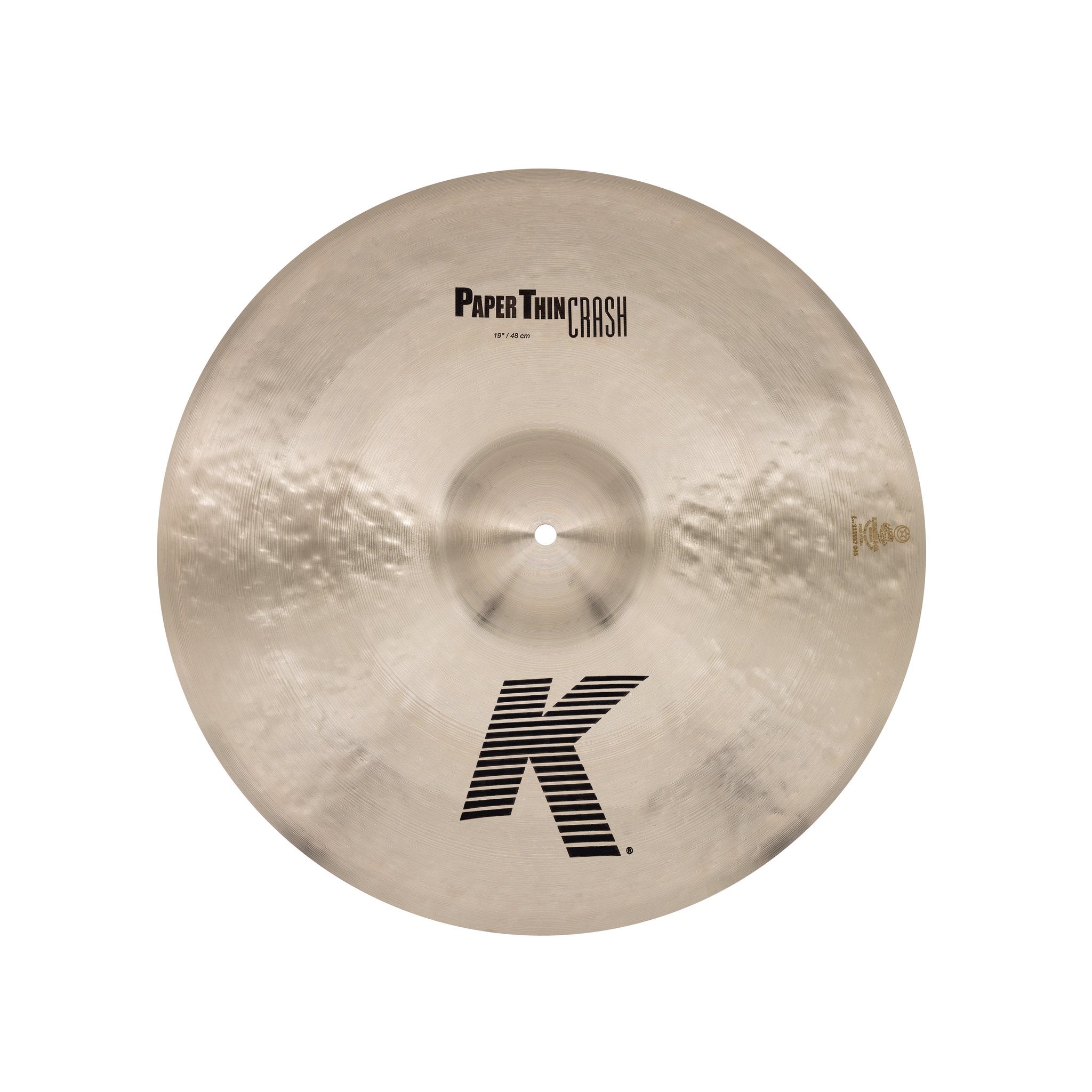 Zildjian 19" K Paper Thin Crash Cymbal - Image 1