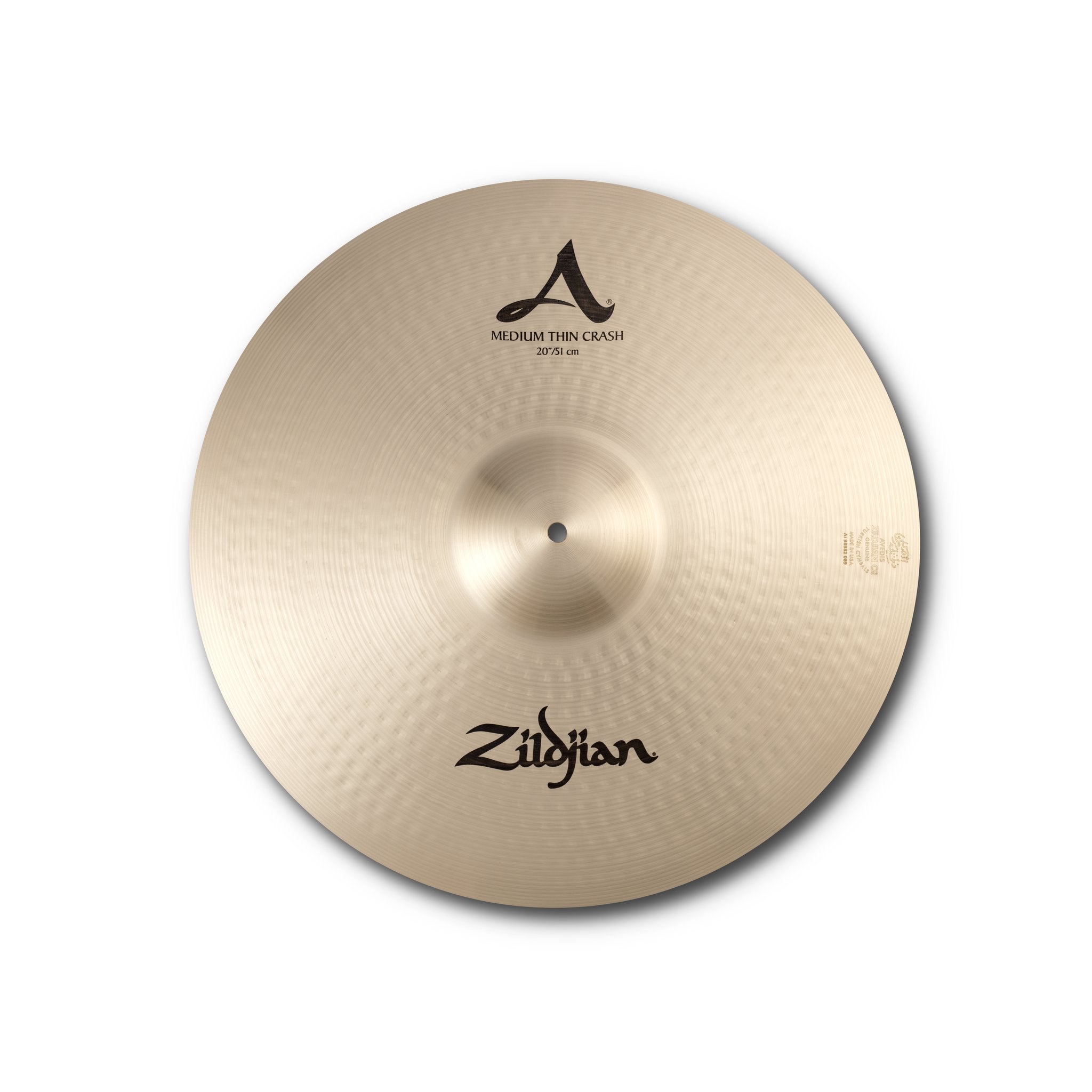 Zildjian 20" A Medium Thin Crash Cymbal - Image 1
