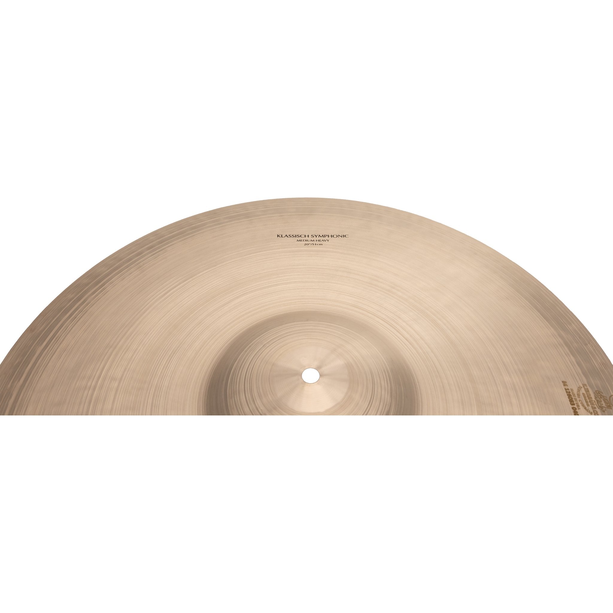 Zildjian 20" K Klassisch Symphonic Medium Heavy Cymbals Bell