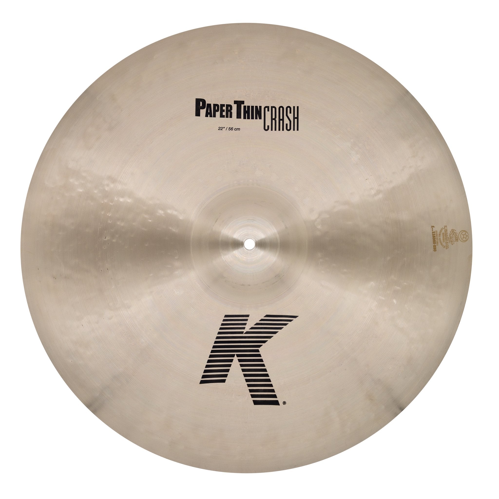 Zildjian 22" K Paper Thin Crash Cymbal - Image 1