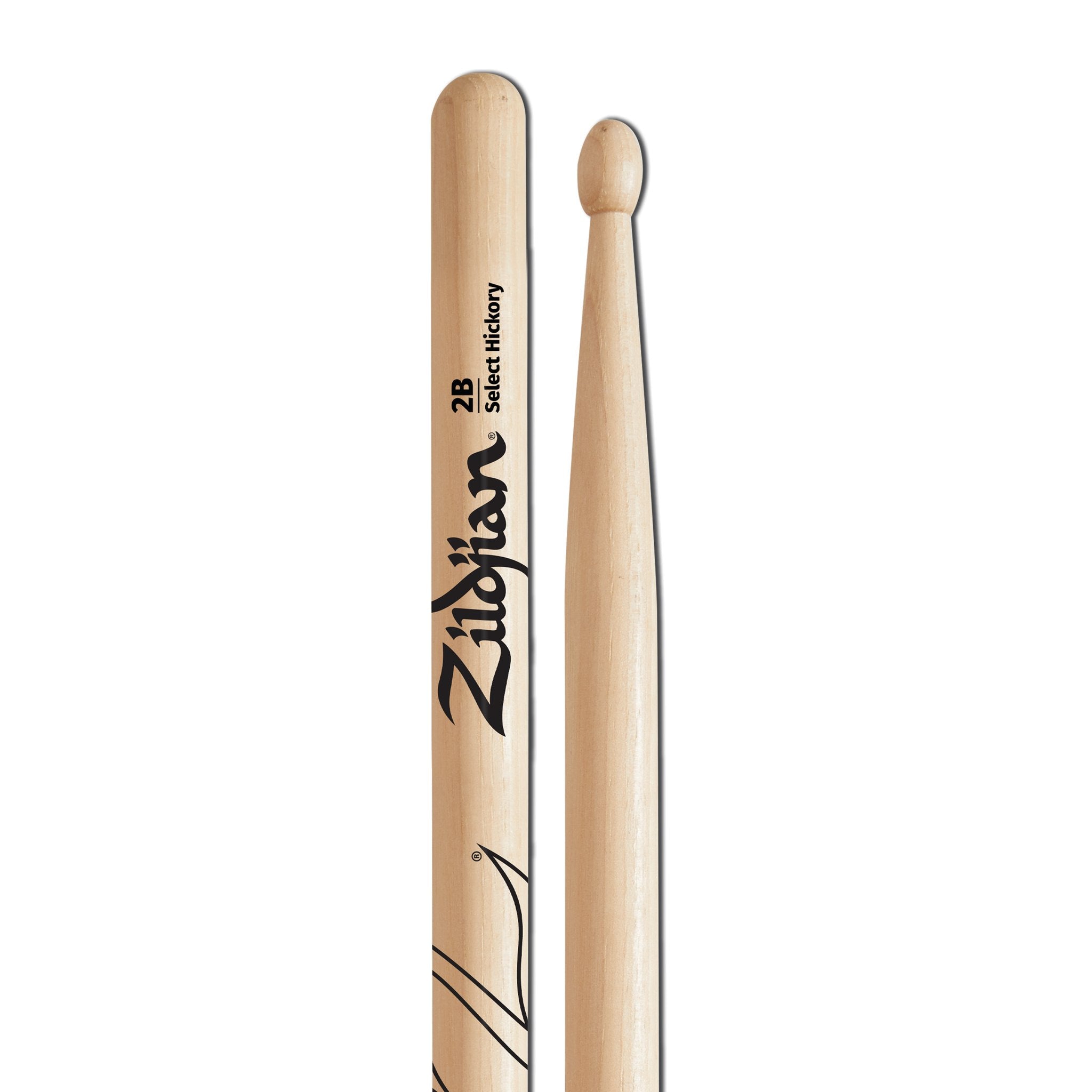 Zildjian 2B Wood Tip Drumsticks - Image 2