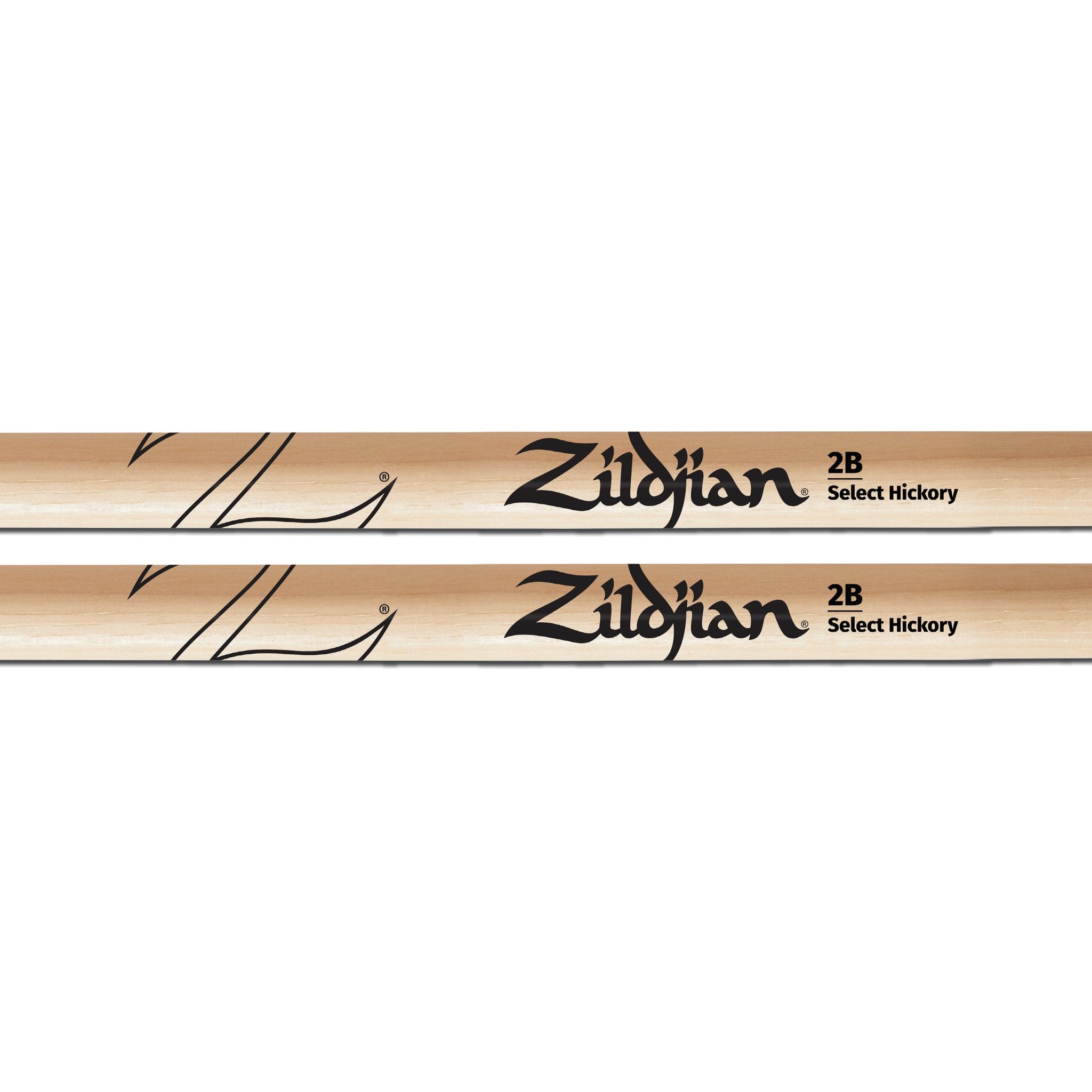 Zildjian 2B Wood Tip Drumsticks - Image 1