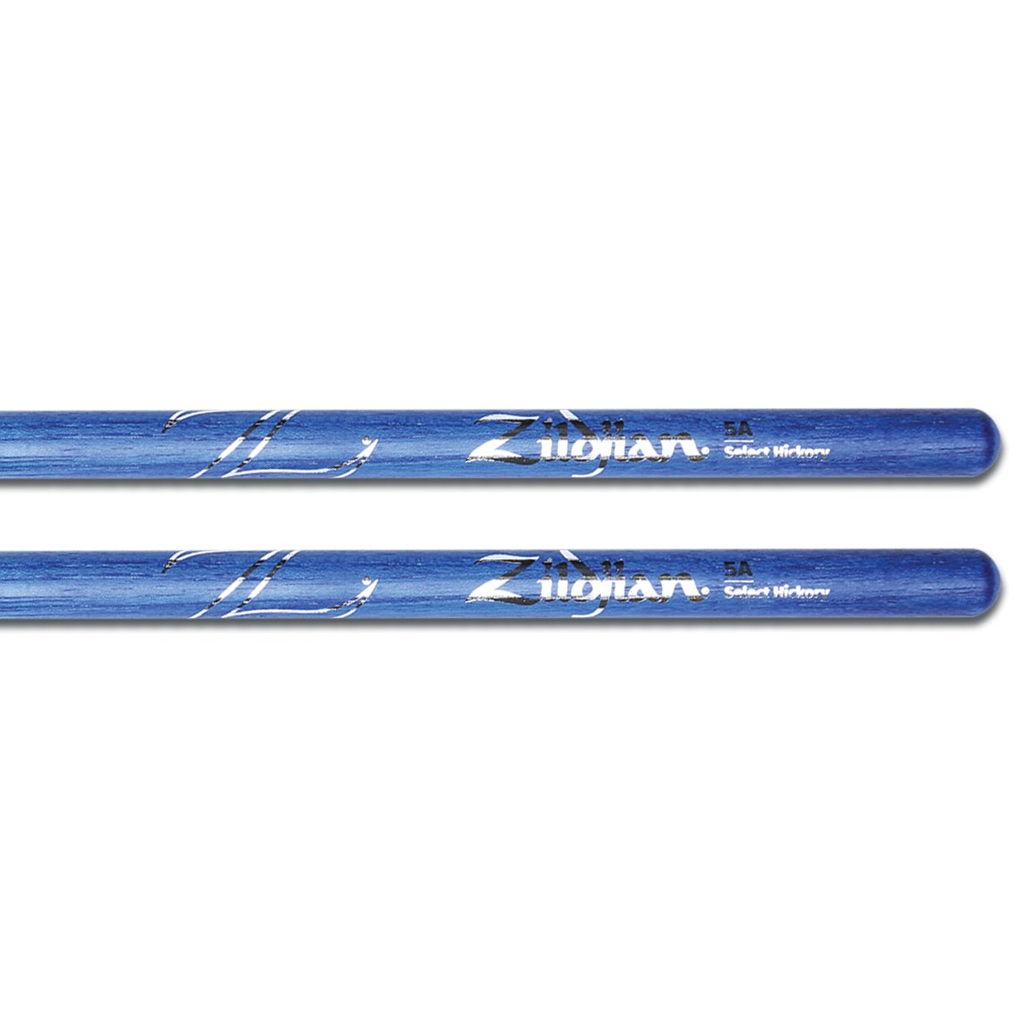 Zildjian 5A Blue Wood Tip Drumsticks - Image 1